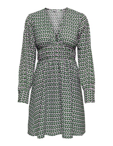 ONLDIEM DRESS V-NECK L/S