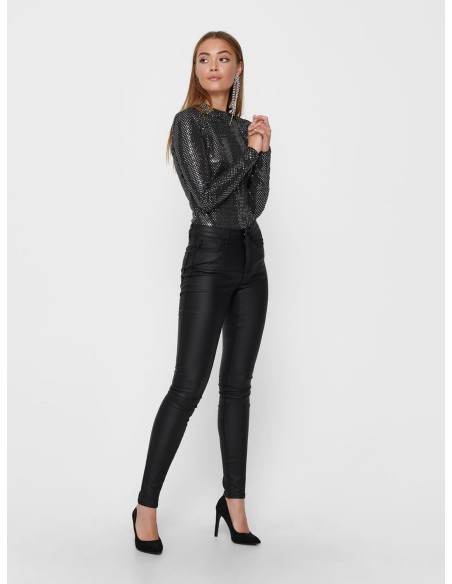 ONLANNE MW COATED JEANS