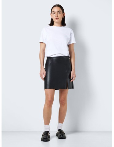 NMCLARA PENNY PU HW SLIT SKIRT 2