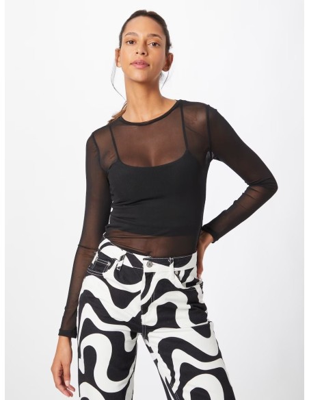 NMJUDITH L/S MESH TOP