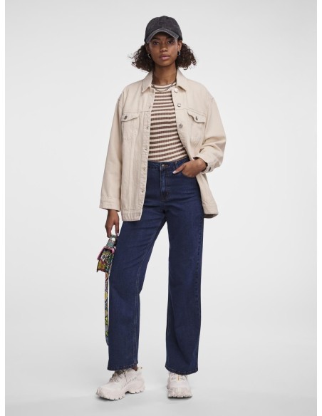 PCPEGGY HW WIDE JEANS