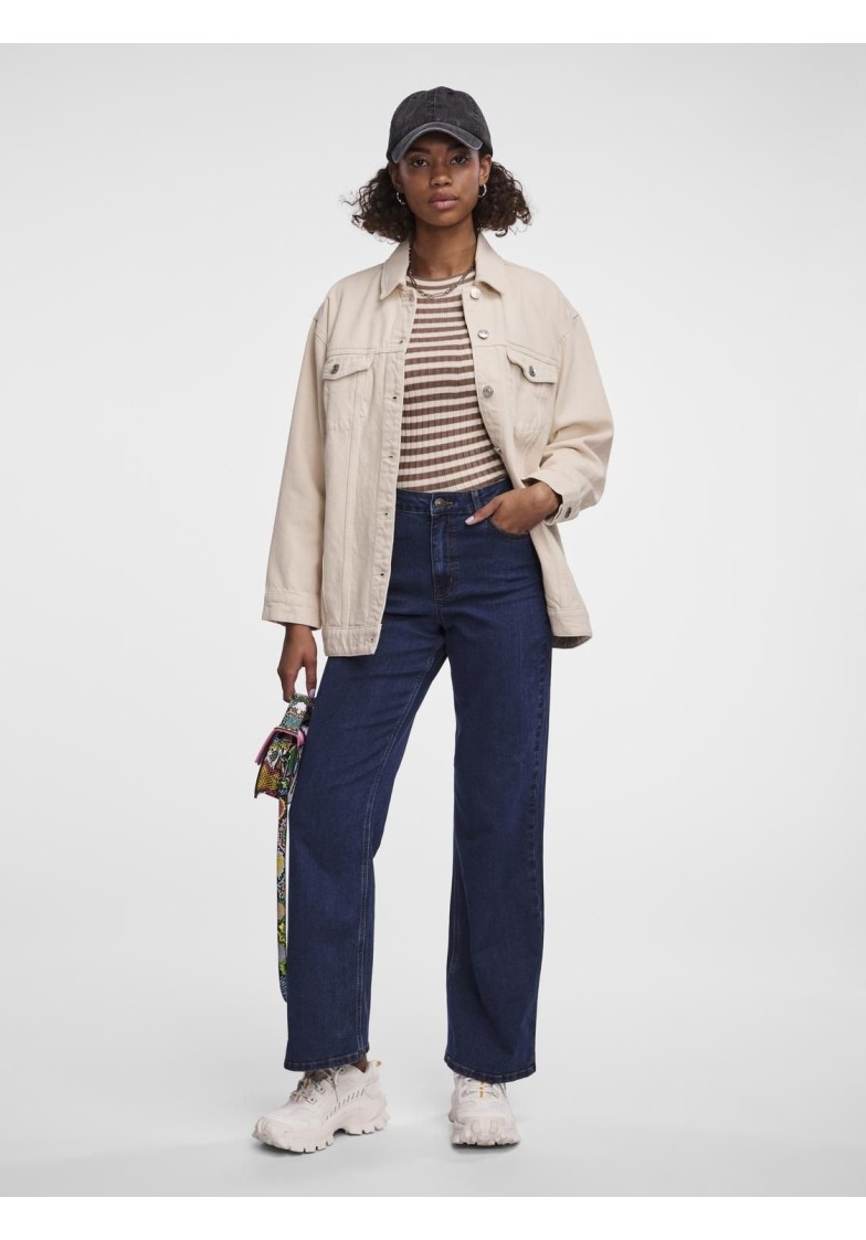 PCPEGGY HW WIDE JEANS