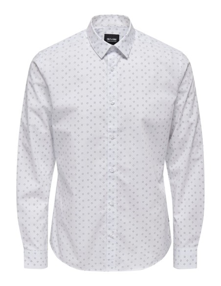 ONSSANE SLIM L/S DITSY POPLIN SHIRT