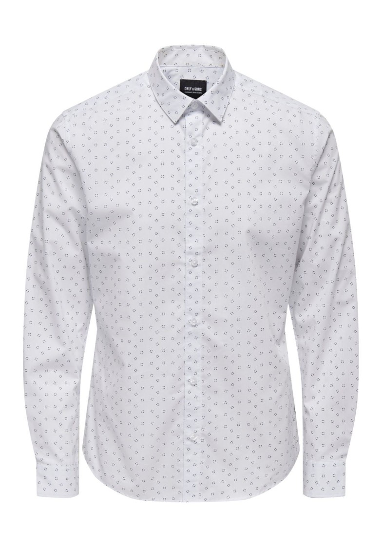 ONSSANE SLIM L/S DITSY POPLIN SHIRT