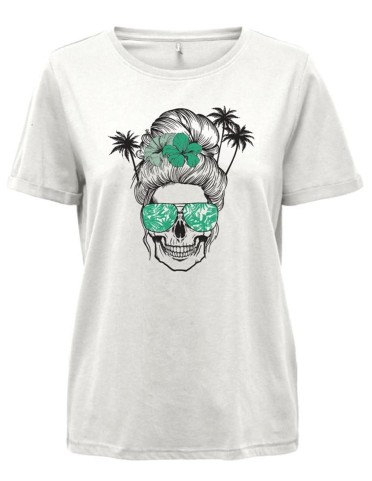 ONLSALLY S/S SKULL TOP