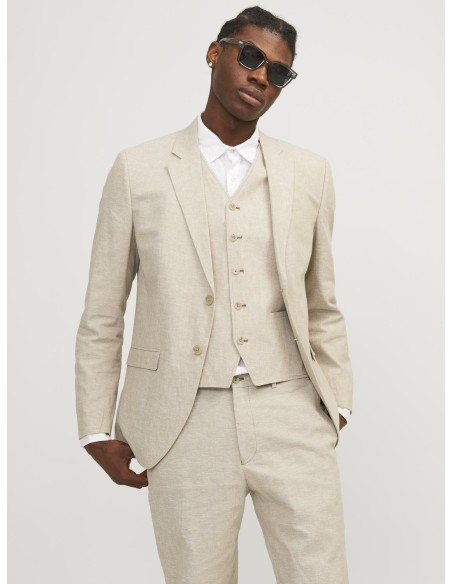 JPRRIVIERA LINEN BLAZER SLIM FIT