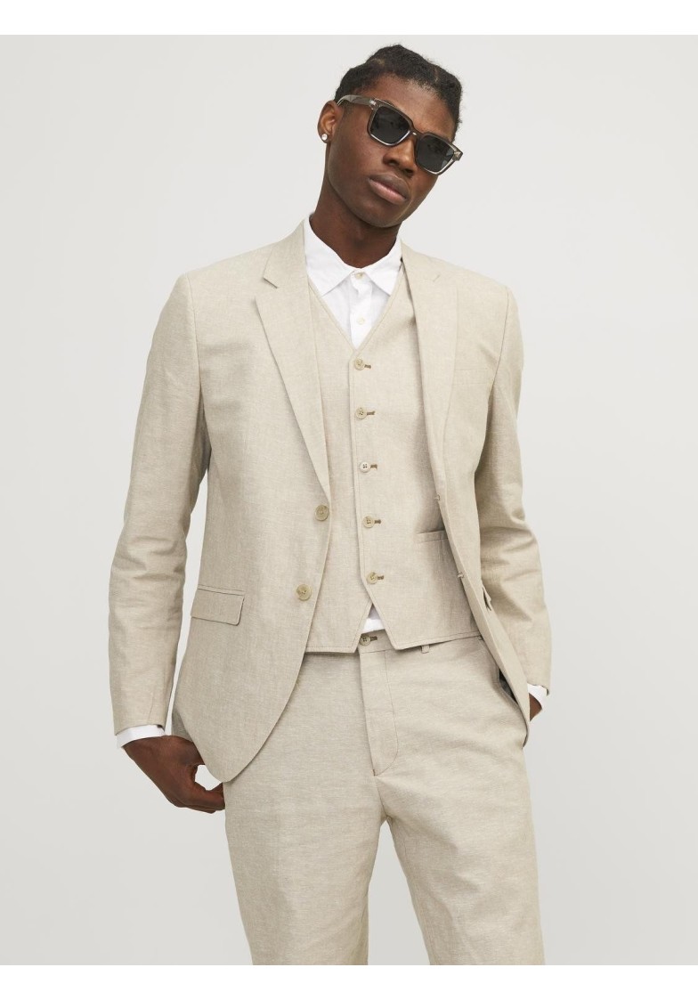 JPRRIVIERA LINEN BLAZER SLIM FIT