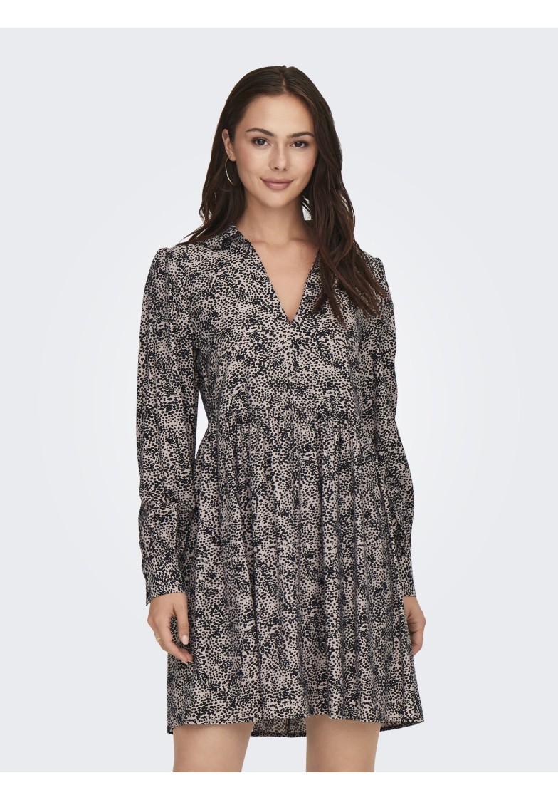 JDYABIGAIL L/S V-NECK DRESS