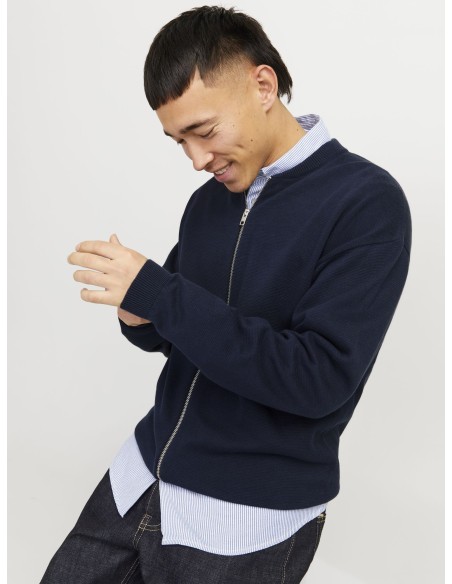 JJCALVIN KNIT BOMBER CARDIGAN