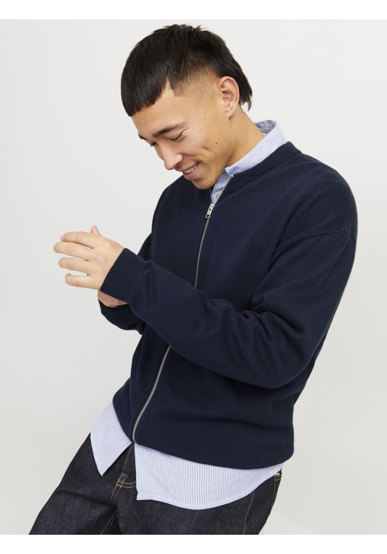JJCALVIN KNIT BOMBER CARDIGAN