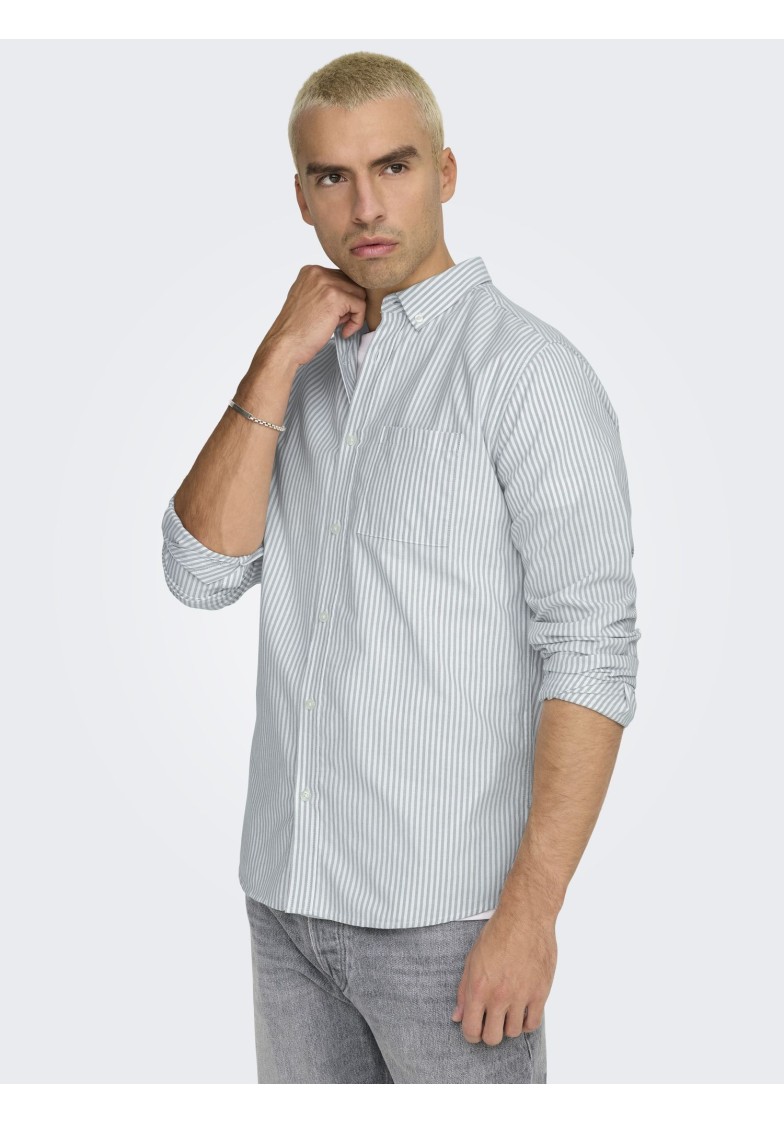 ONSALVARO L/S OXFORD STRIPE SHIRT