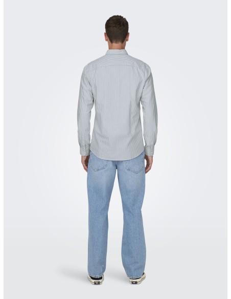 ONSALVARO L/S OXFORD STRIPE SHIRT