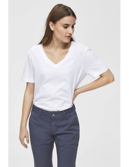 SLFSTANDARD S/S V-NECK TEE