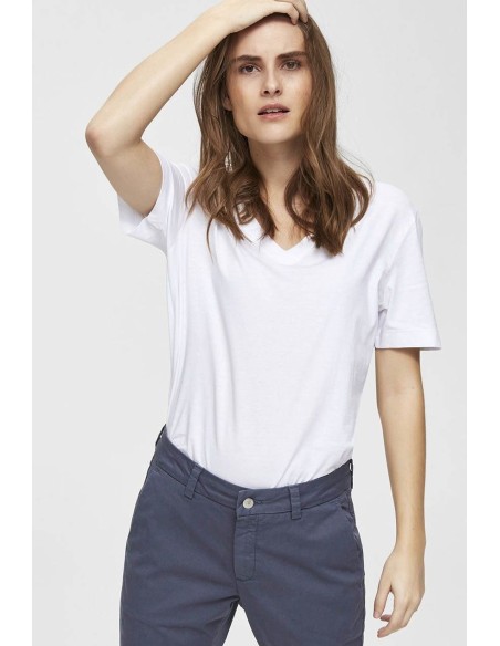 SLFSTANDARD S/S V-NECK TEE