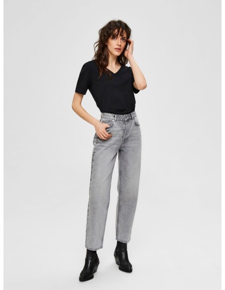 SLFSTANDARD S/S V-NECK TEE