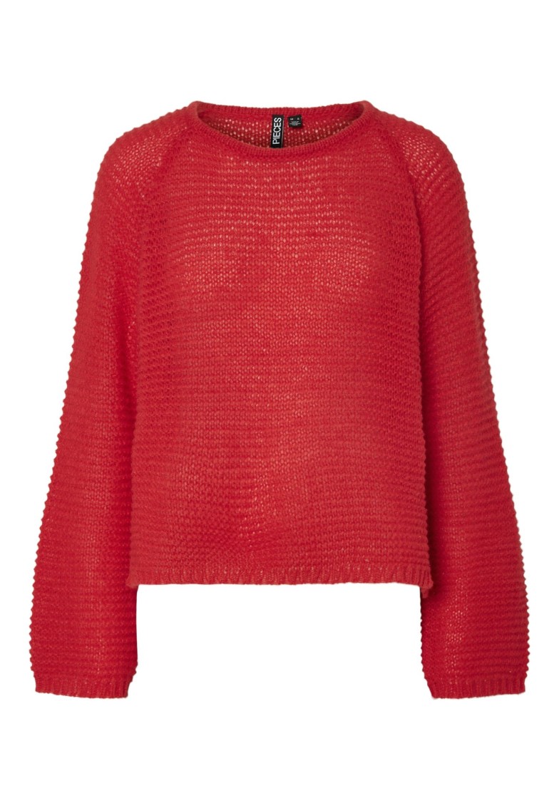 PCTOYA L/S O-NECK KNIT