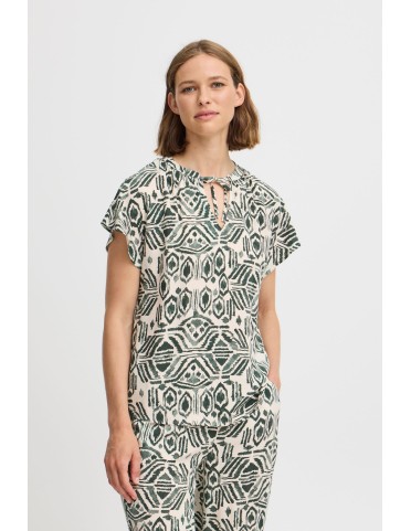 BYMMJOELLA V-NECK BLOUSE S/S