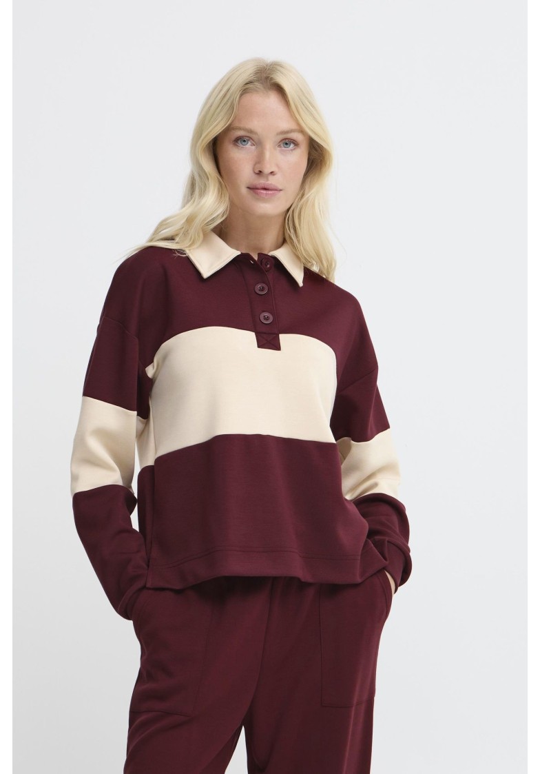 BYPUSTI POLO SWEAT