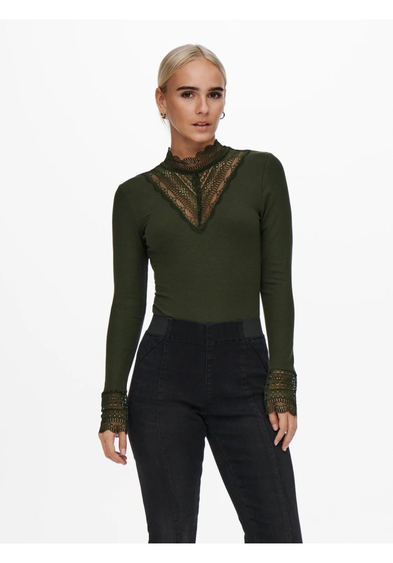 ONLTILDE L/S LACE TOP