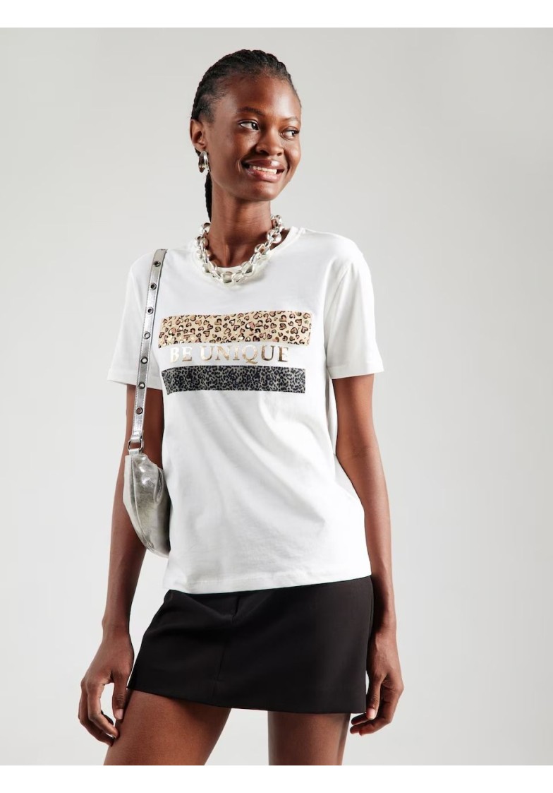 ONLTANYA S/S LEO PRINT TEE