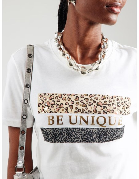 ONLTANYA S/S LEO PRINT TEE