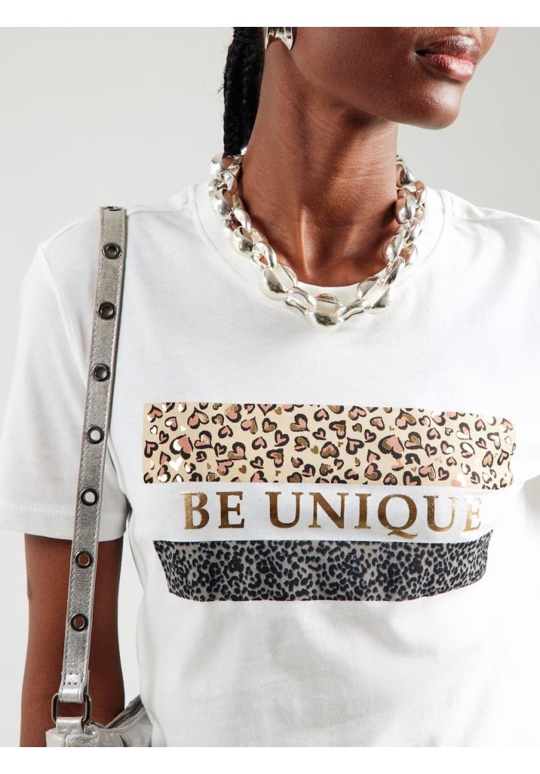 ONLTANYA S/S LEO PRINT TEE