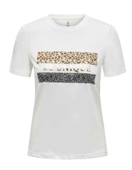 ONLTANYA S/S LEO PRINT TEE