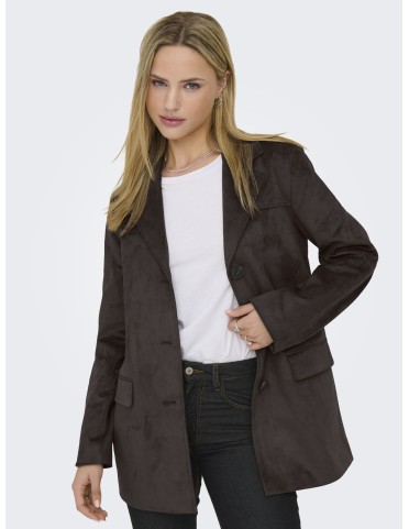 ONLTULIP FAUX SUEDE BLAZER COAT