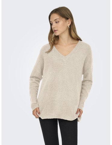 ONLTALIO L/S LONG V-NECK KNIT