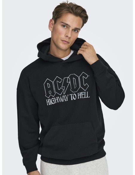 ONSACDC L/S HOOD SWEAT