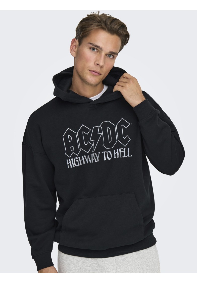 ONSACDC L/S HOOD SWEAT