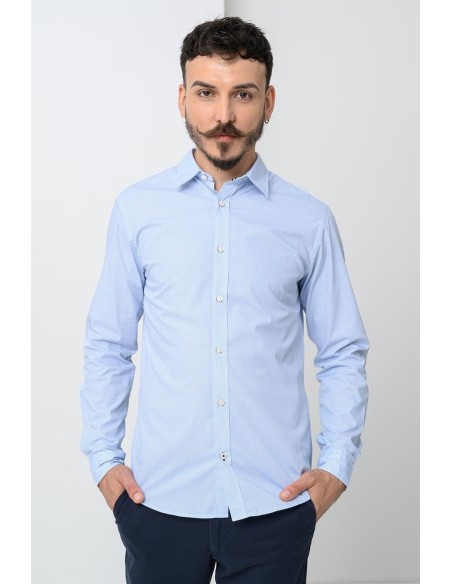 JJMATHEO PRINT DETAIL SHIRT L/S