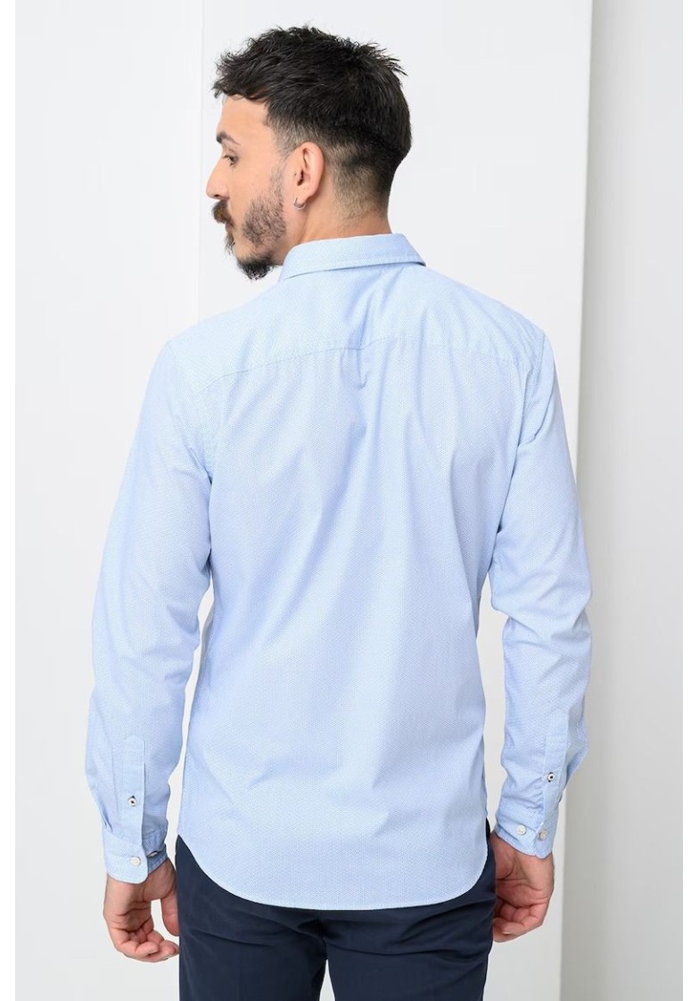 JJMATHEO PRINT DETAIL SHIRT L/S