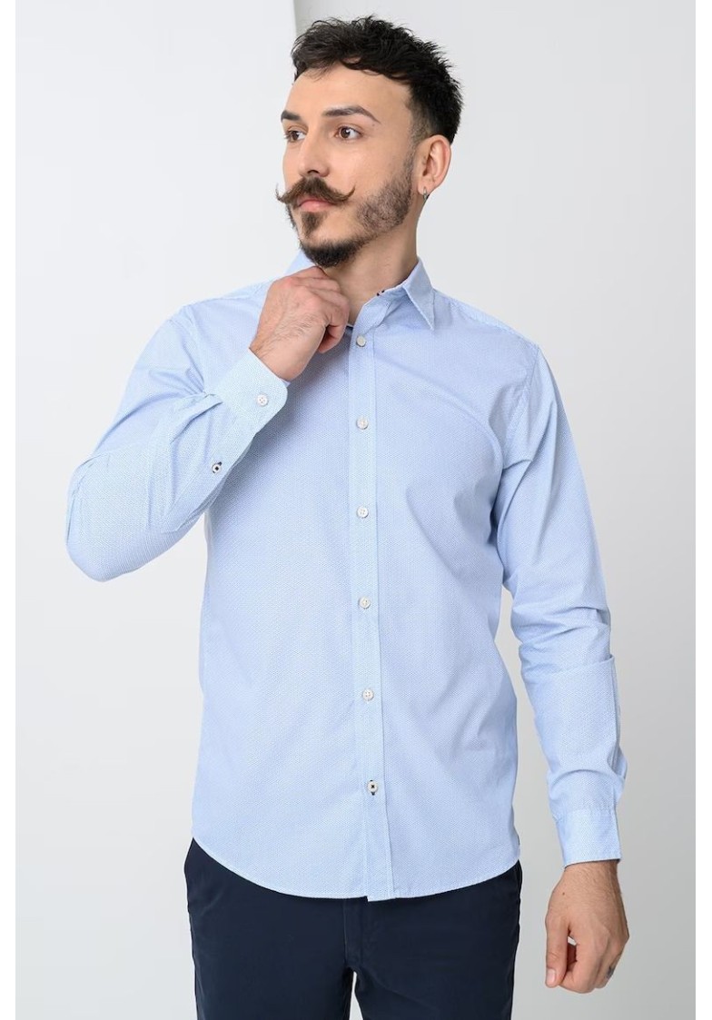 JJMATHEO PRINT DETAIL SHIRT L/S