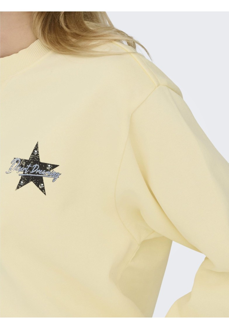 ONLLUCINDA L/S WILD O-NECK SWEAT