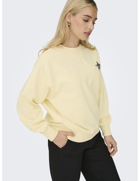 ONLLUCINDA L/S WILD O-NECK SWEAT