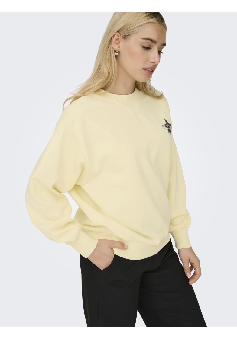 ONLLUCINDA L/S WILD O-NECK SWEAT