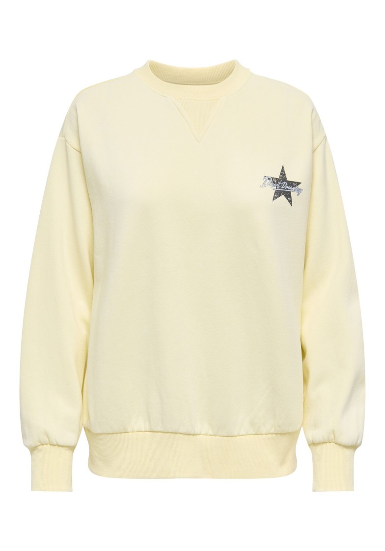 ONLLUCINDA L/S WILD O-NECK SWEAT