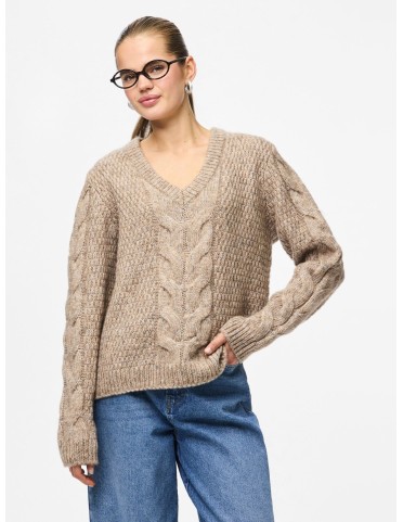 PCNINA L/S V-NECK KNIT