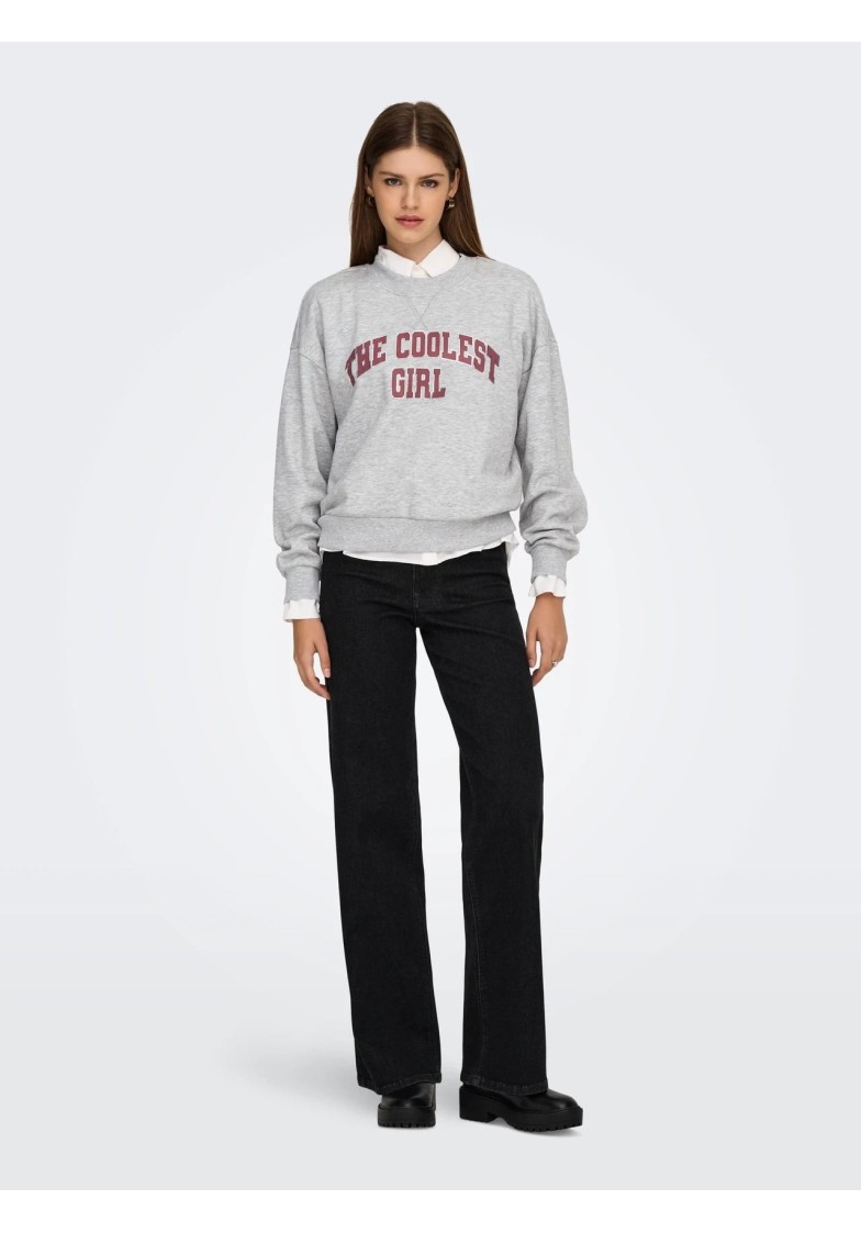 ONLJO L/S PRINT SWEAT