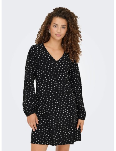 ONLNOVA VIS L/S BUTTON DRESS