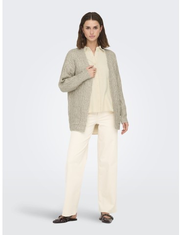 JDYBLISS L/S OPEN LONG CABLE CARDIGAN KNIT 2