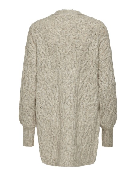 JDYBLISS L/S OPEN LONG CABLE CARDIGAN KNIT