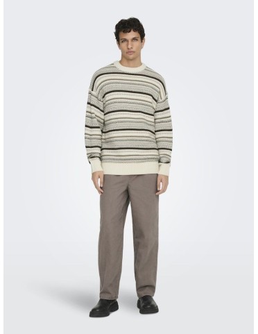 ONSROY L/S O-NECK KNIT 2