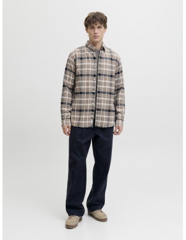 JPRBLUBARKLEY FLANNEL L/S SHIRT 2