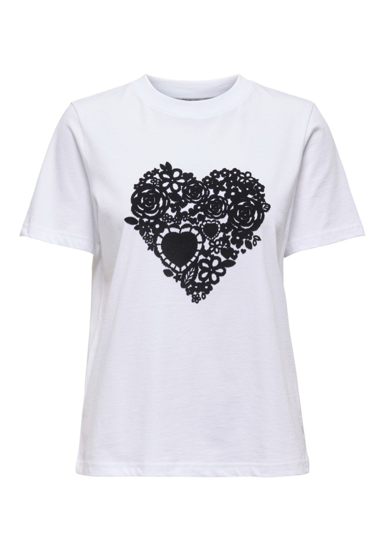 ONLNINA HEART S/S TEE