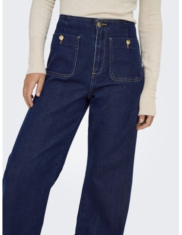 ONLMADELINE JEANS HW WD POCKET GUA113
