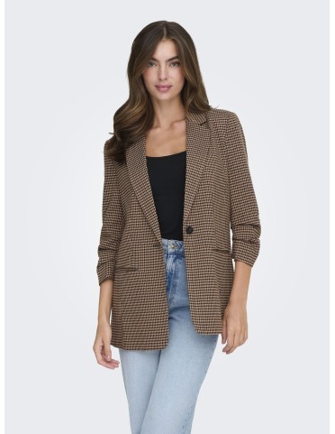 ONLLETTIE 3/4 CHECK BLAZER