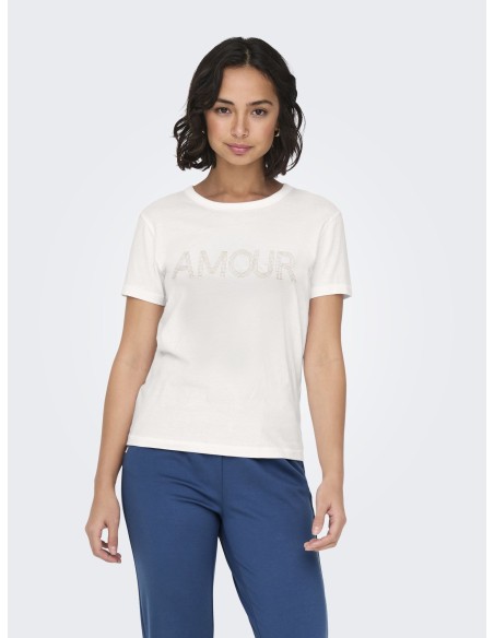 JDYMICHIGAN S/S PRINT TOP