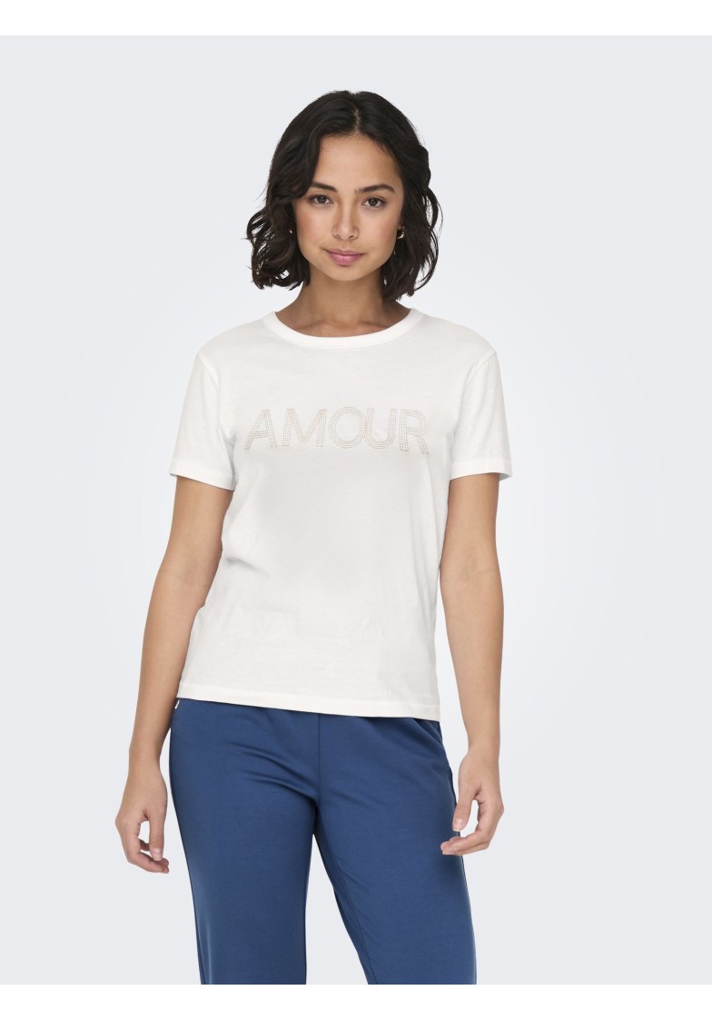 JDYMICHIGAN S/S PRINT TOP